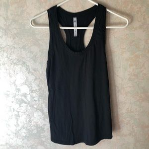 Fabletics black racerback workout tank top